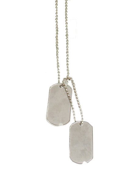 Dog tags with your text - Re-enactment Shop