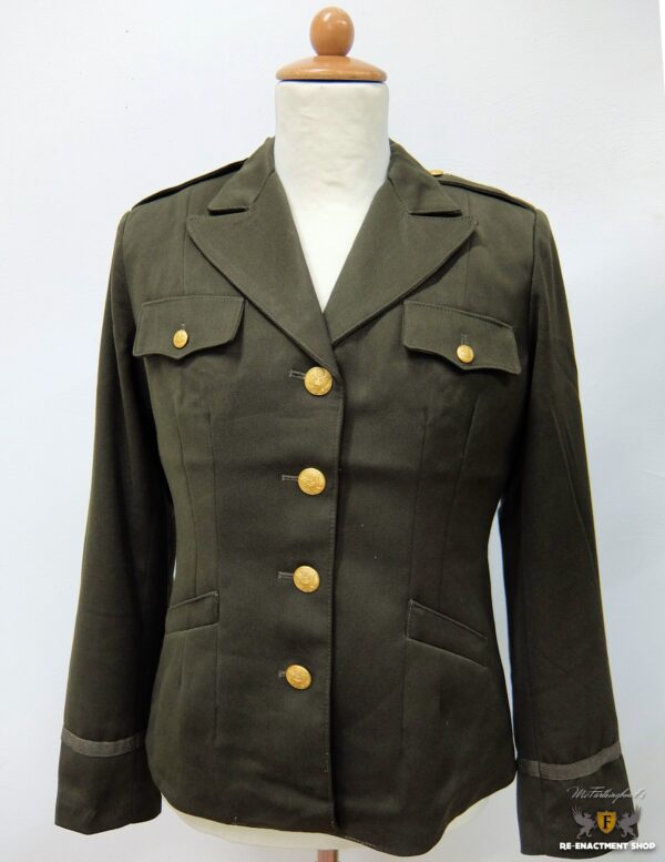 Jacket, Wool, OD, Women’s, Officer’s - Re-enactment Shop