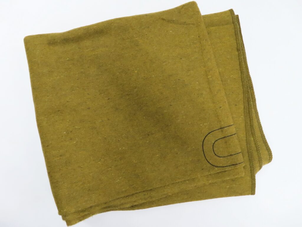 US GI OD wool blanket