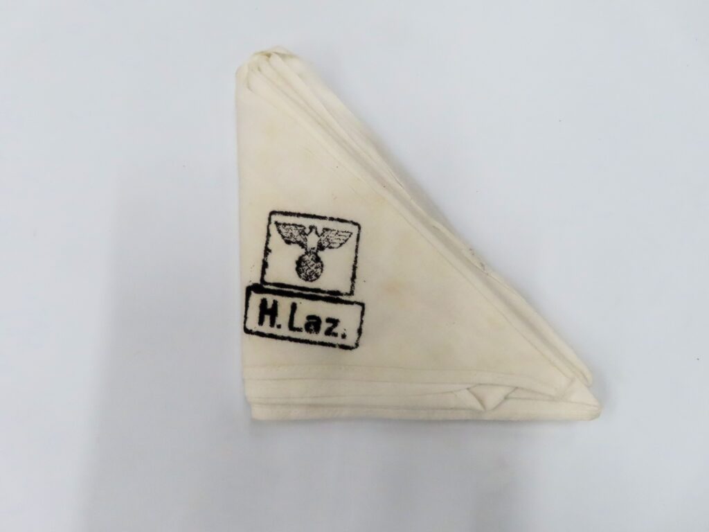 Heer Sanitäter arm sling marked Hauptlazarett in unissued condition