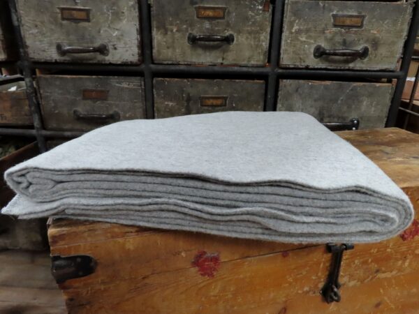 Light grey wool blanket